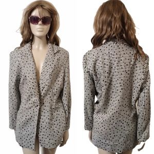NIGHT LIGHT'S ⭐️ Vintage Black & White Business Blazer